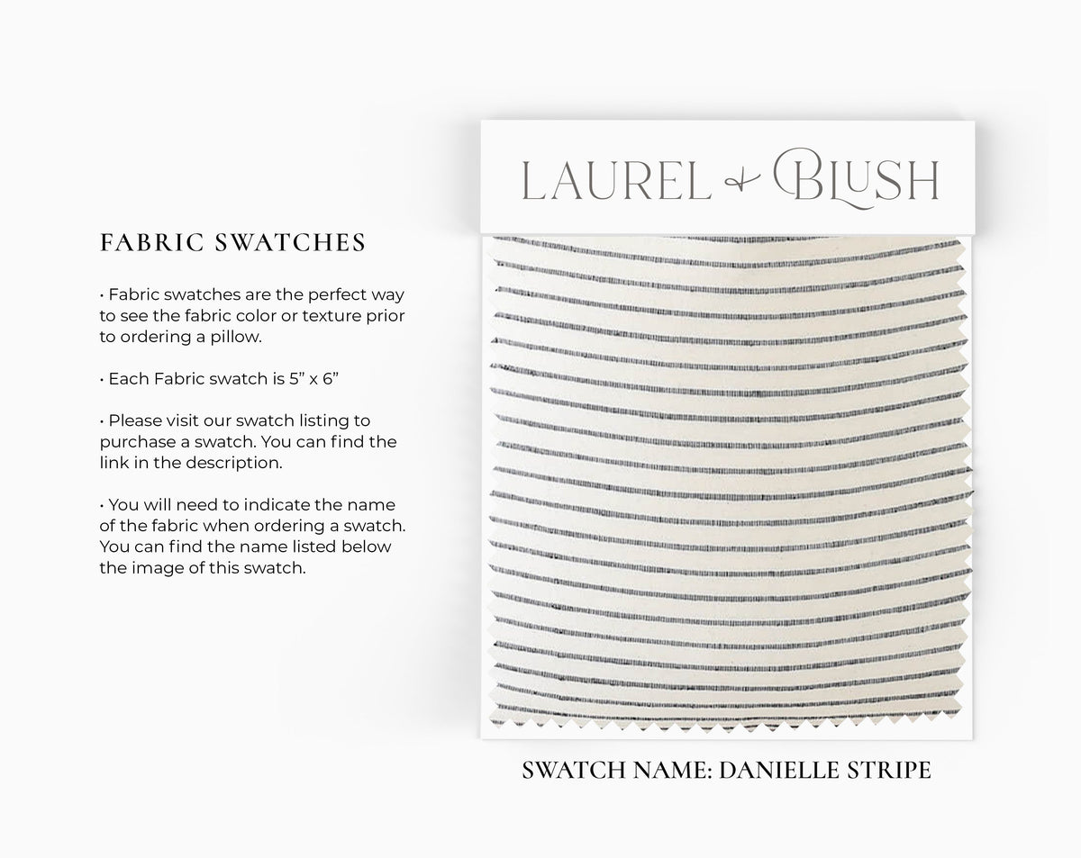 Laurel and Blush Danielle Stripe Throw Pillow - view 6