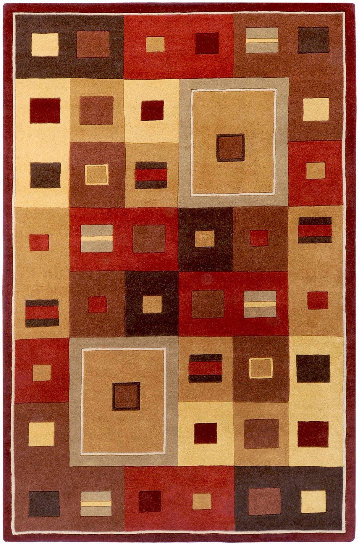 Lengby Modern Wool Rug - Clearance