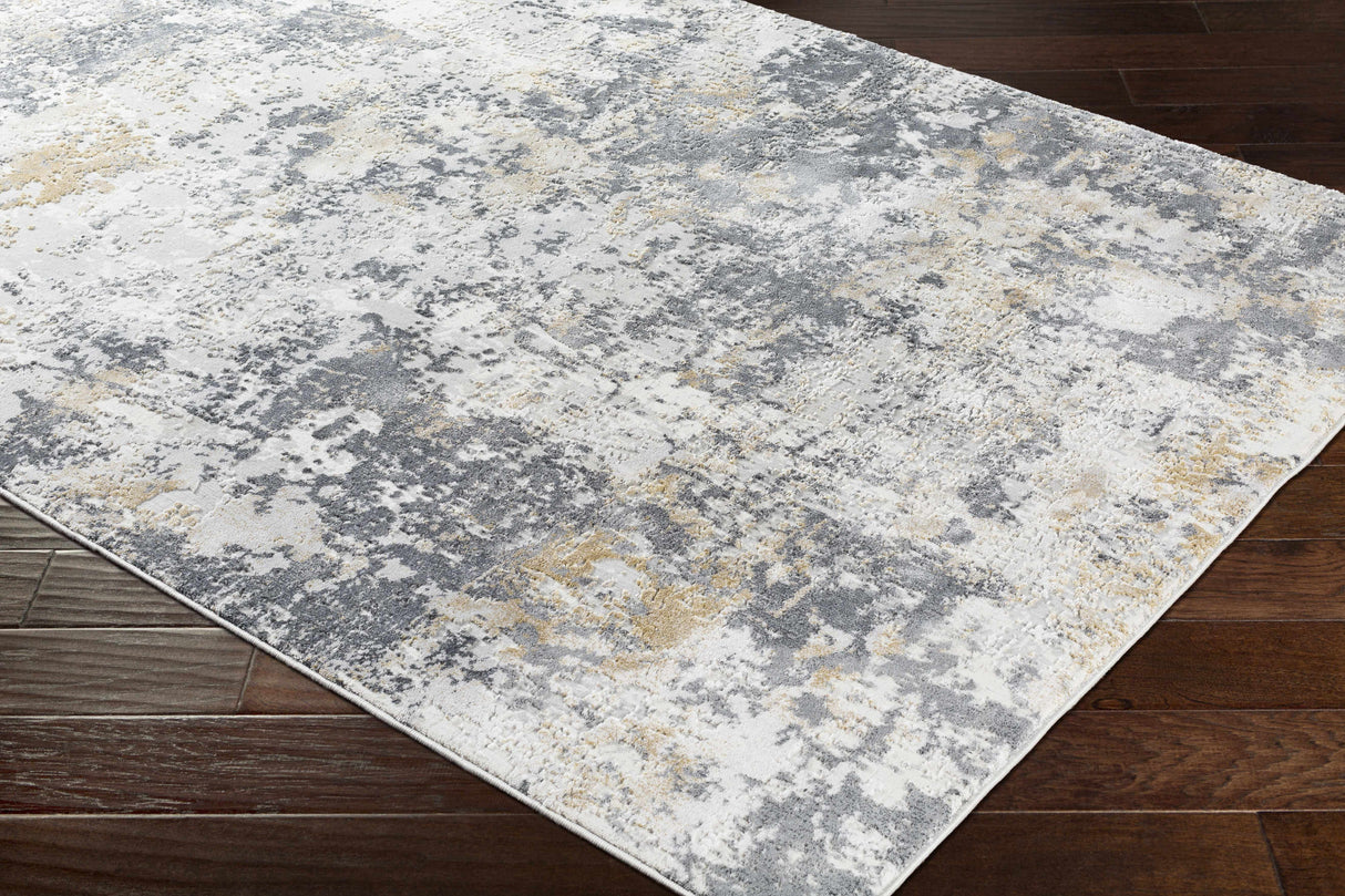 Lenzburg Faux Silk Abstract Rug