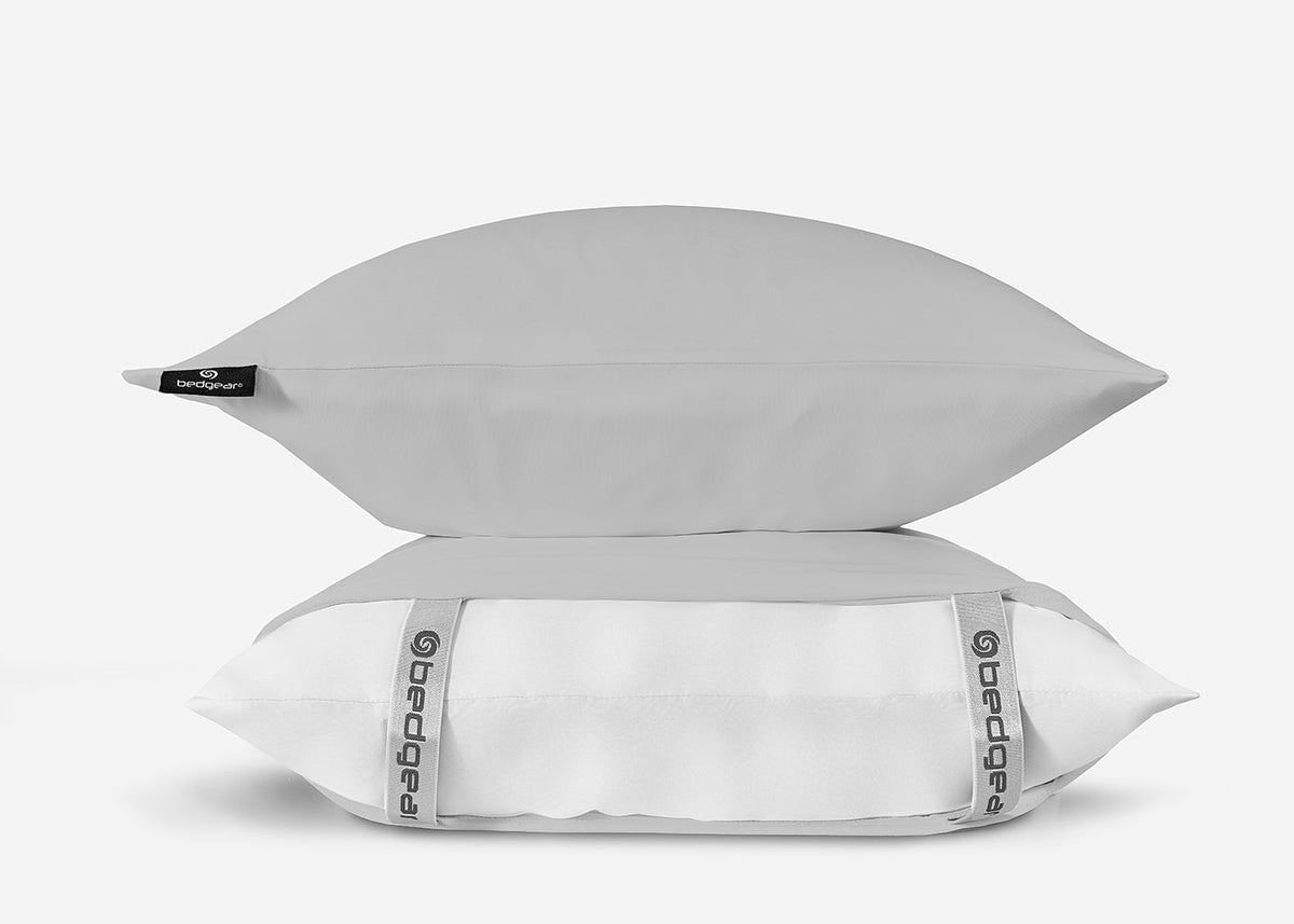 Light Grey Queen Pillowcase Set with Cooling Ver-Tex Fabric