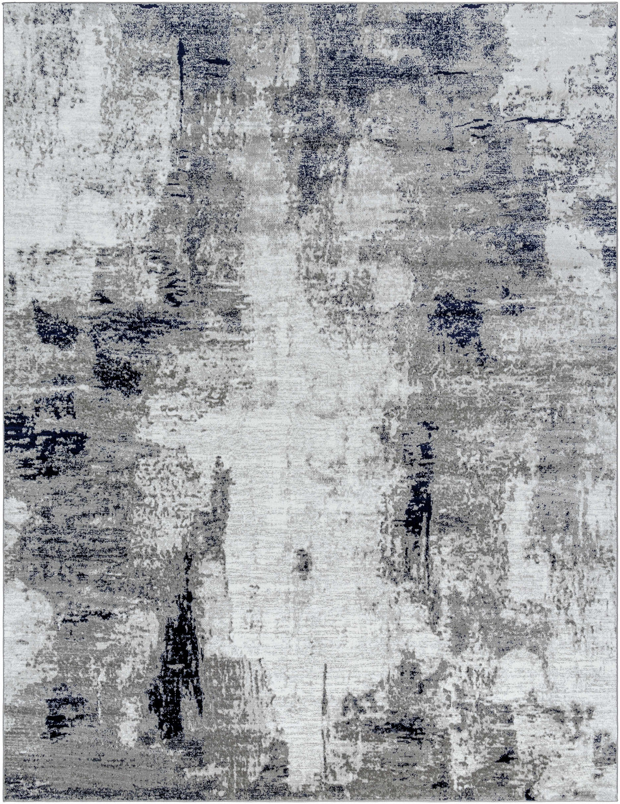 Limao Abstract Denim Area Rug