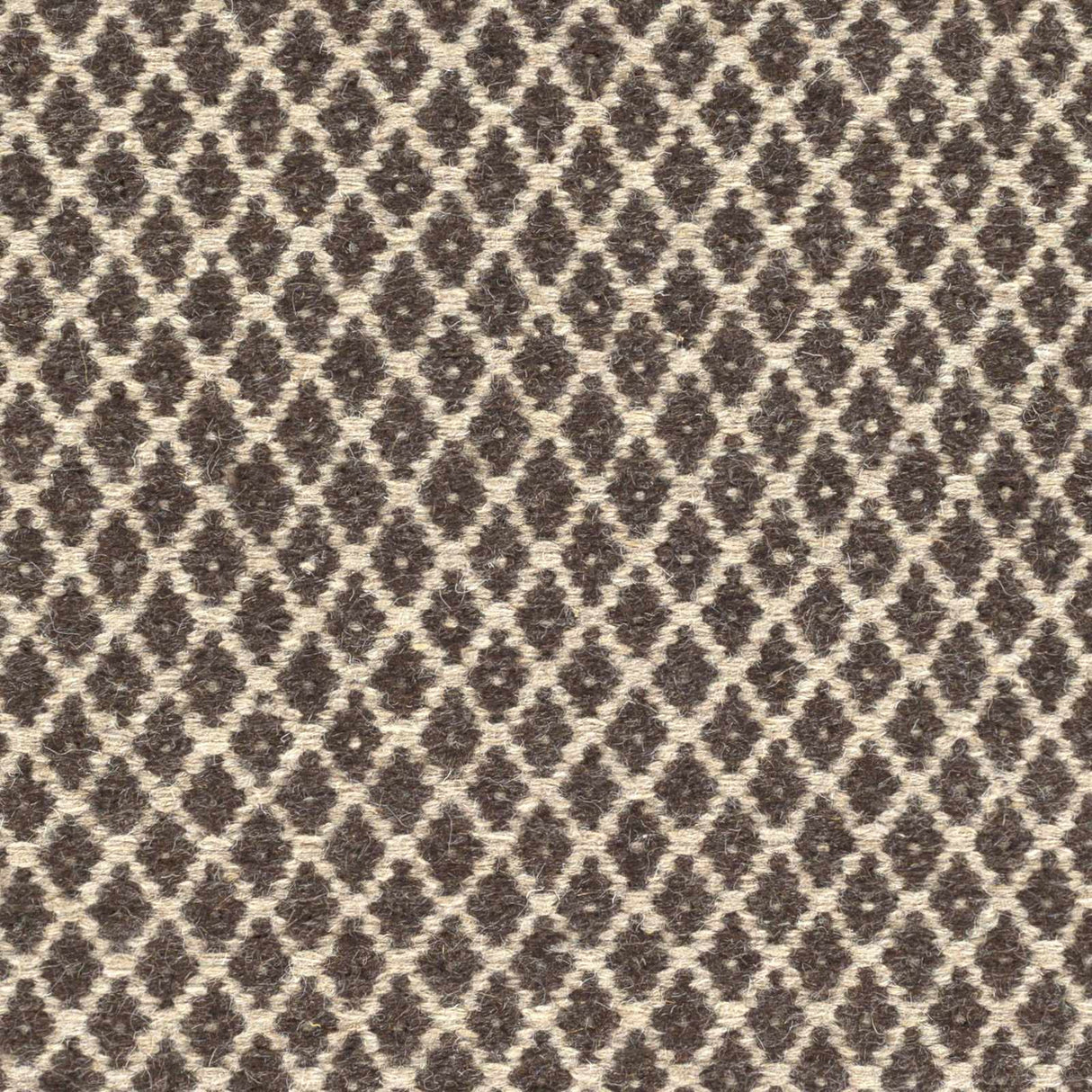 Lingo Brown Trellis Flatweave Rug - Clearance