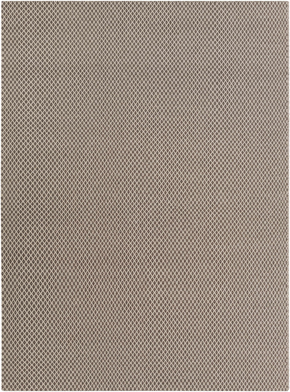 Lingo Brown Trellis Flatweave Rug - Clearance