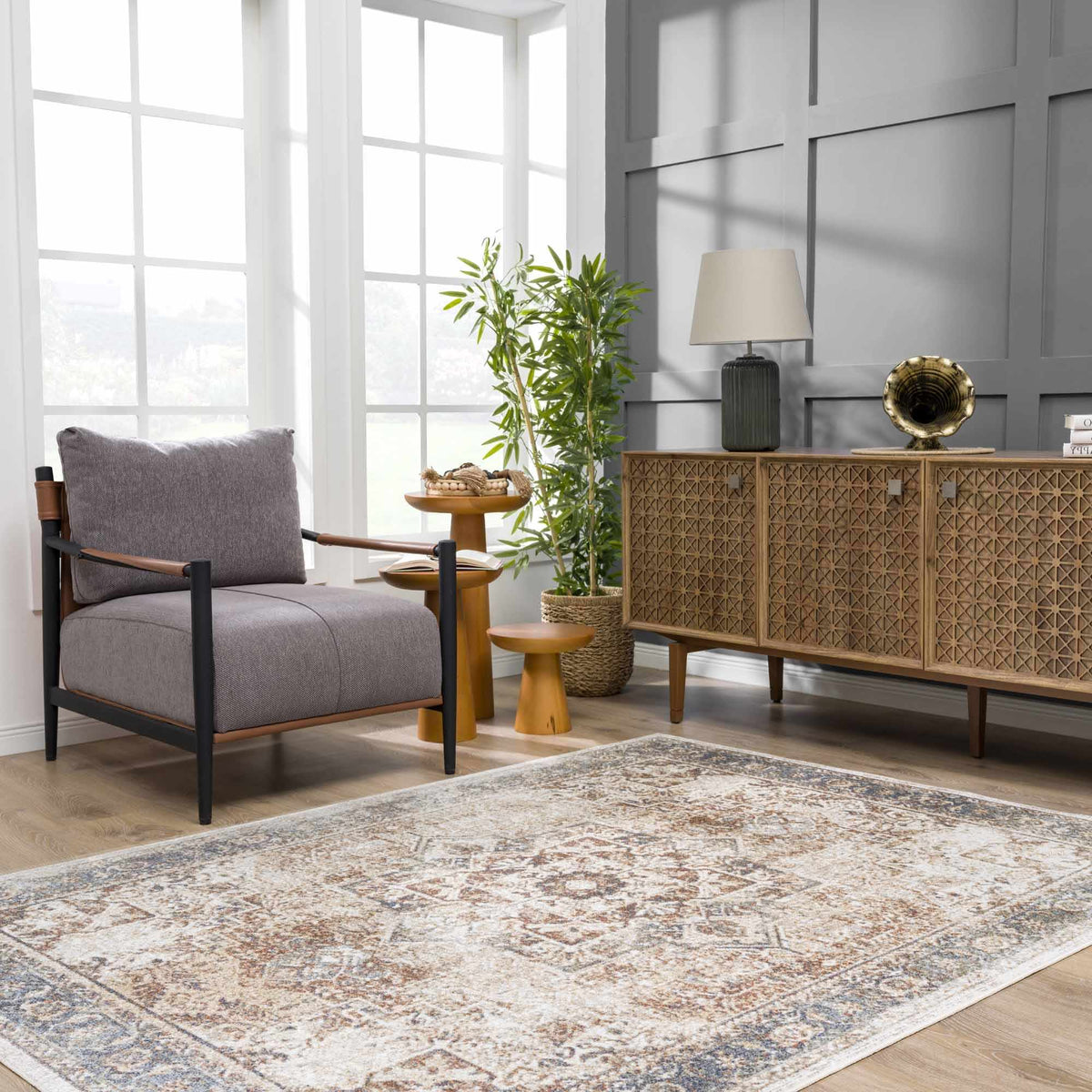 Boutique Rugs Heritage Style Flat Pile Washable Rug - view 14