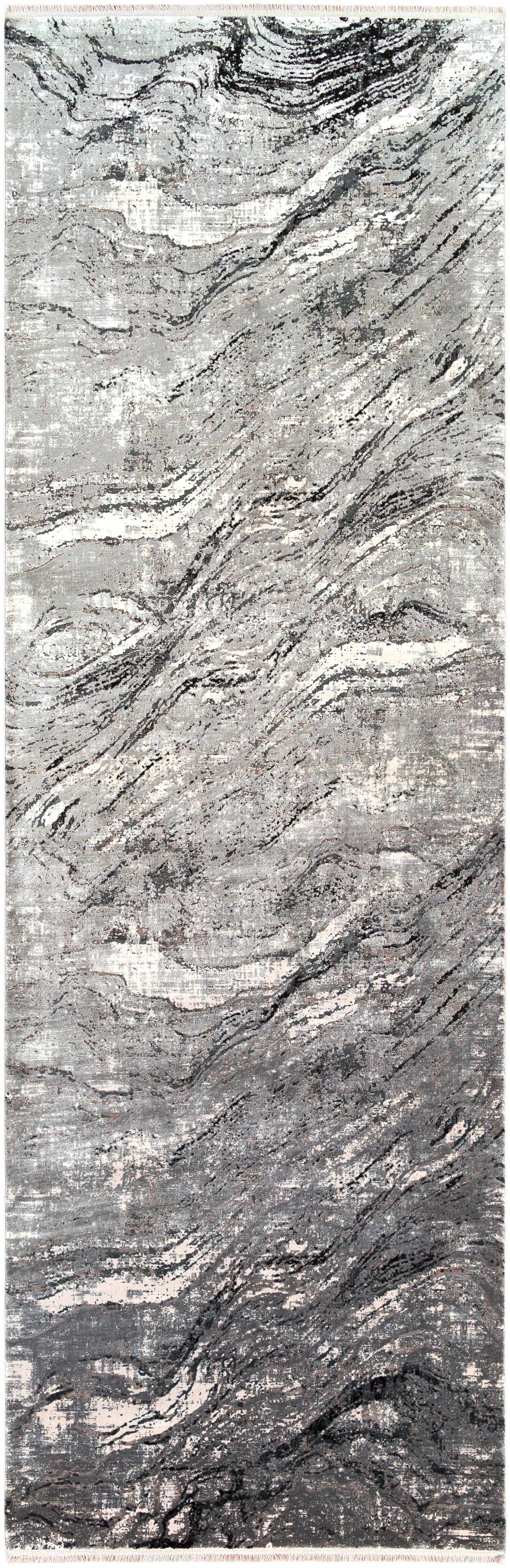 Littleport Luxury Fringed Faux Silk Rug - Clearance