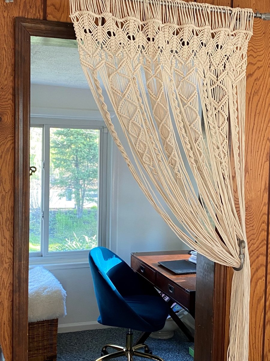 LushDecor Boho Macrame Textured Cotton Window Curtain - view 24