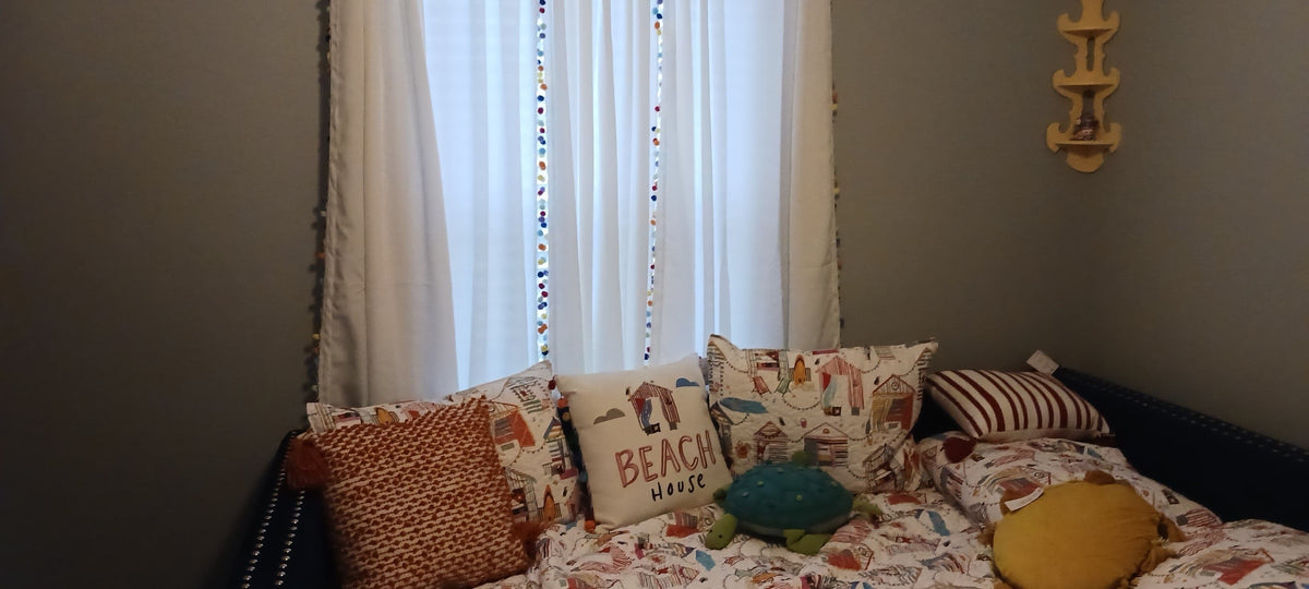 LushDecor Pom Pom Window Curtain Panel - view 31