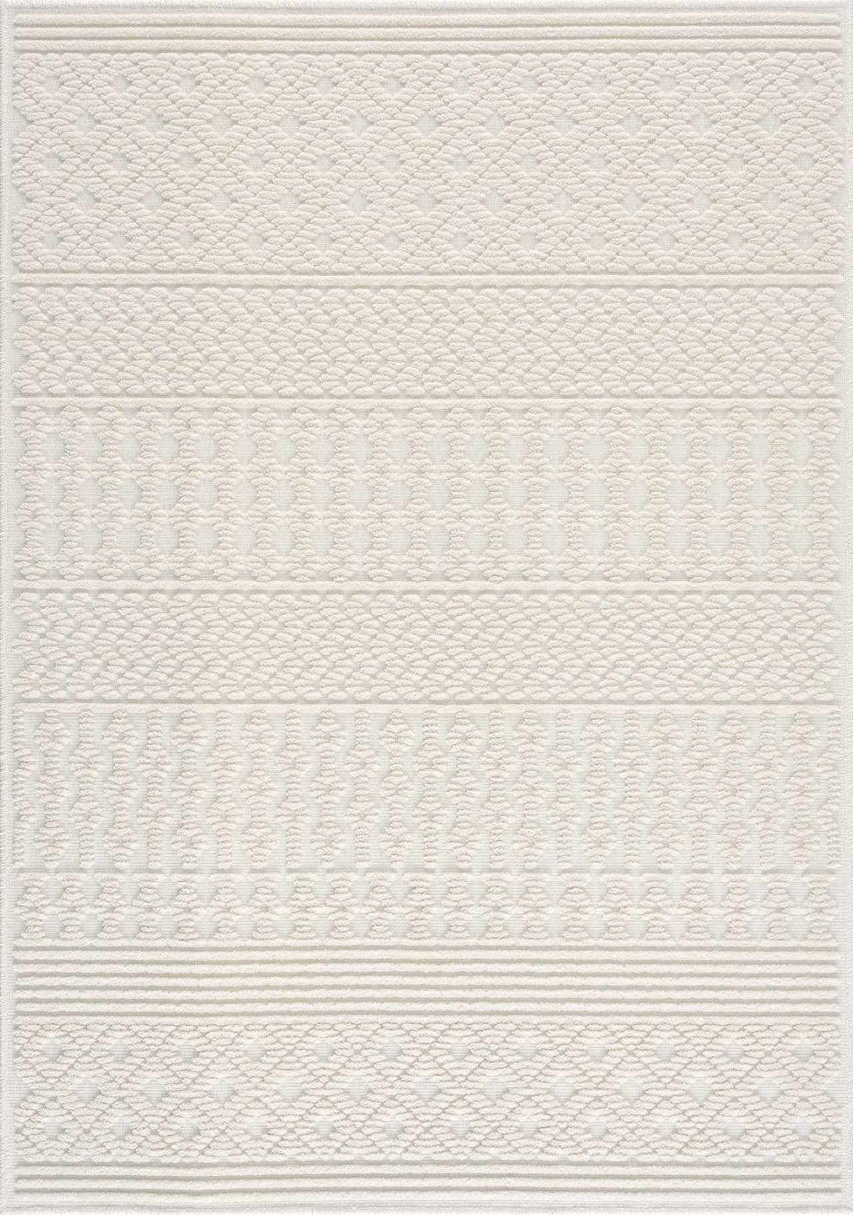 Boutique Rugs Drago White Washable Area Rug