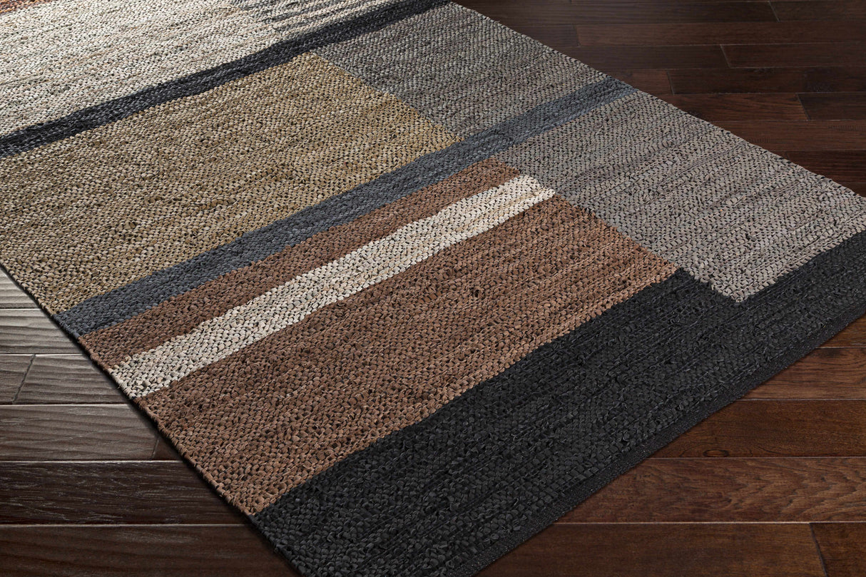 Lyndoch Leather Patchwork Rug