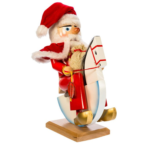 13" Steinbach Rocking Horse Santa Nutcracker