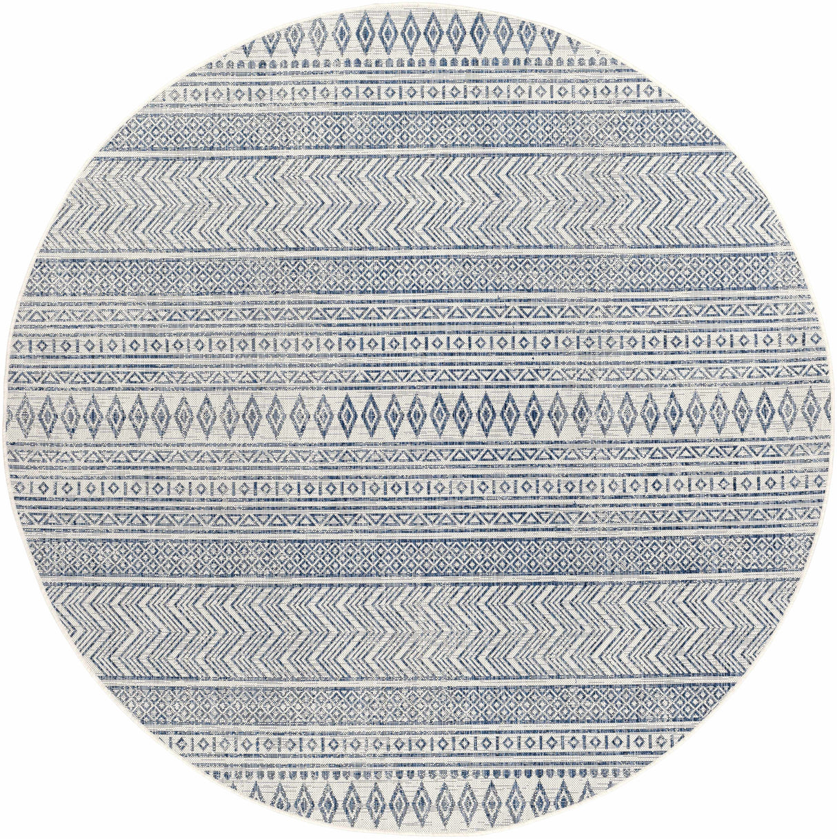 Madras Light Blue Green All Over Performance Area Rug