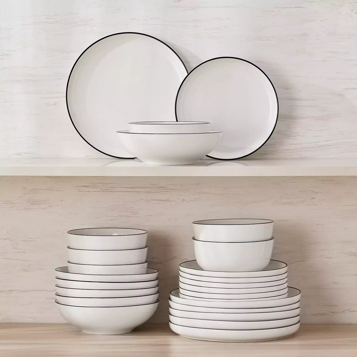 MALACASA Mina 24 Piece Dinnerware Set - view 27