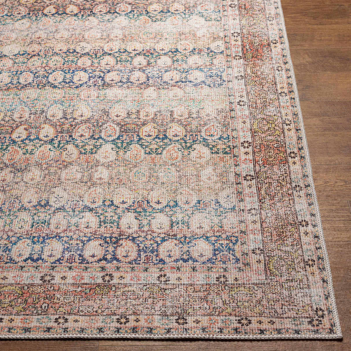 Maligaya Distressed Washable Rug - Clearance