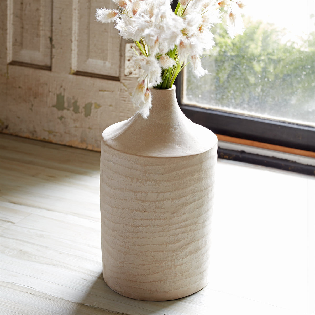 Melrose International Recycled Paper Chalk Vase 18"h