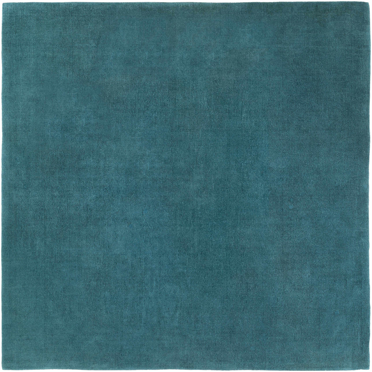 Brockton Solid Teal Wool Rug