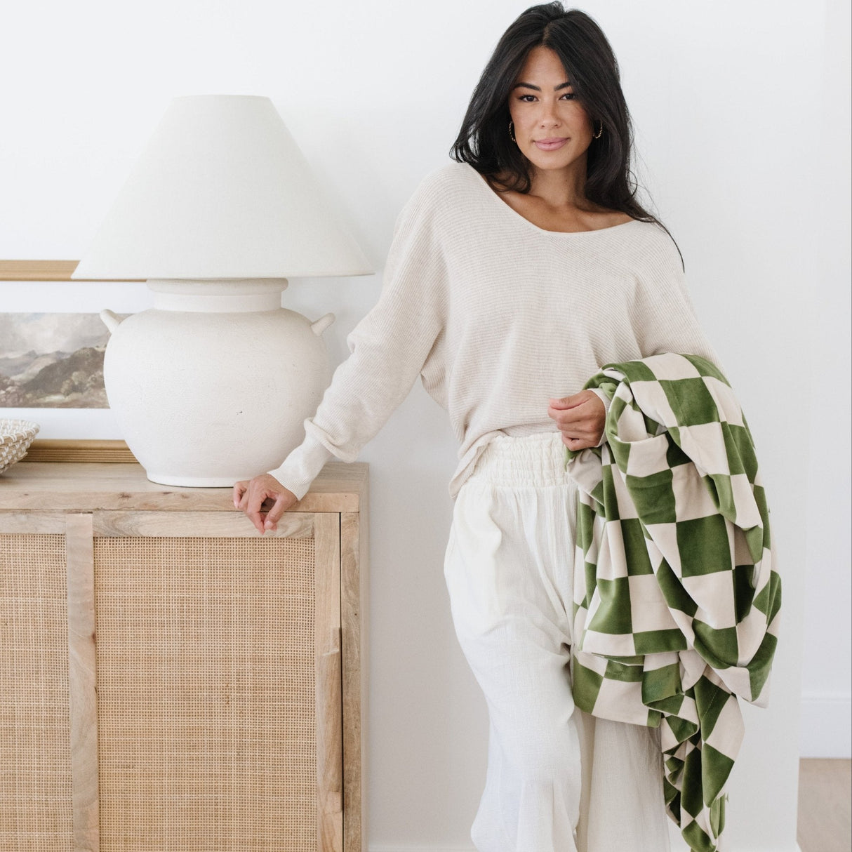 Minky Stretch Throw Blankets