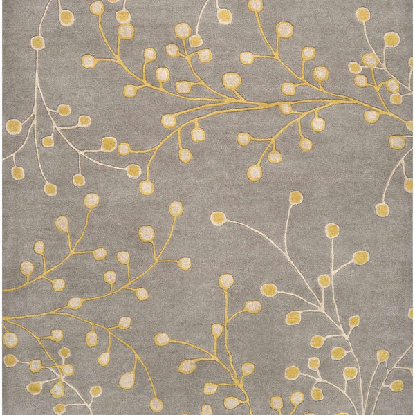 Elsu Mustard Wool Area Rug