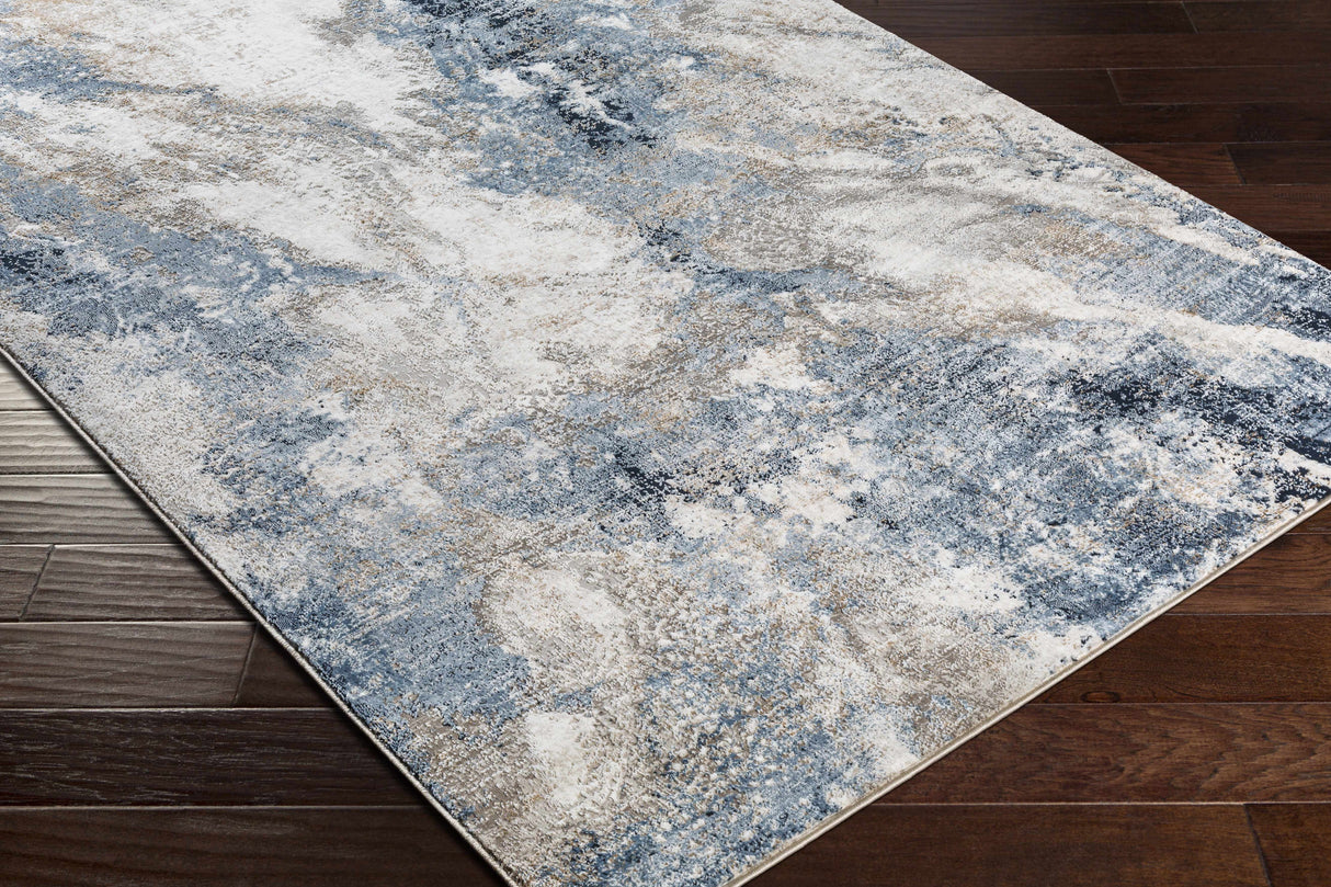 Napierville Blue Marble Rug