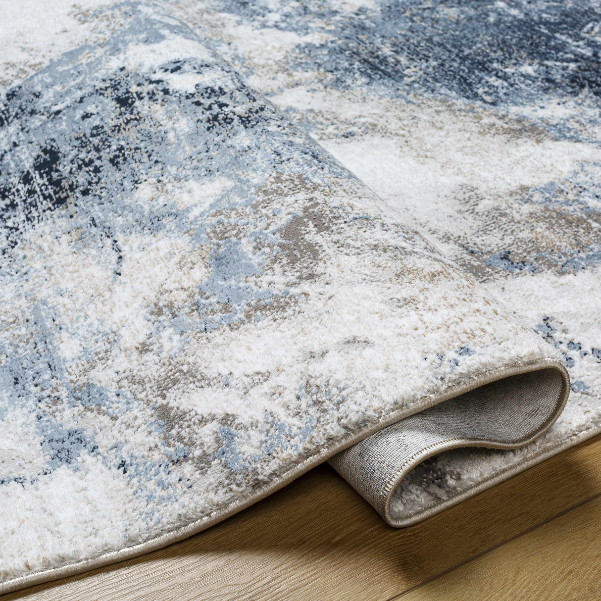 Napierville Blue Marble Rug