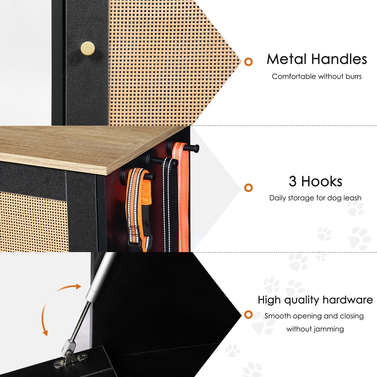 Need Pet furniture Feeding Station with 2 Lockers and Elevated Bowls - view 6