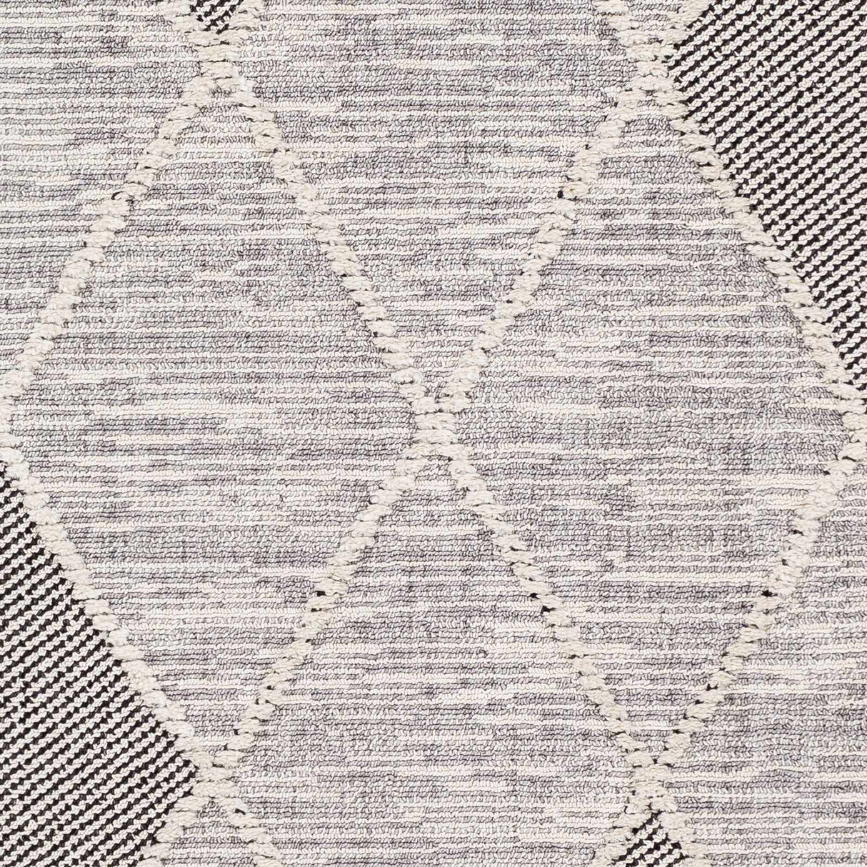 Norvelt High/Low Pile Rug with Tassels