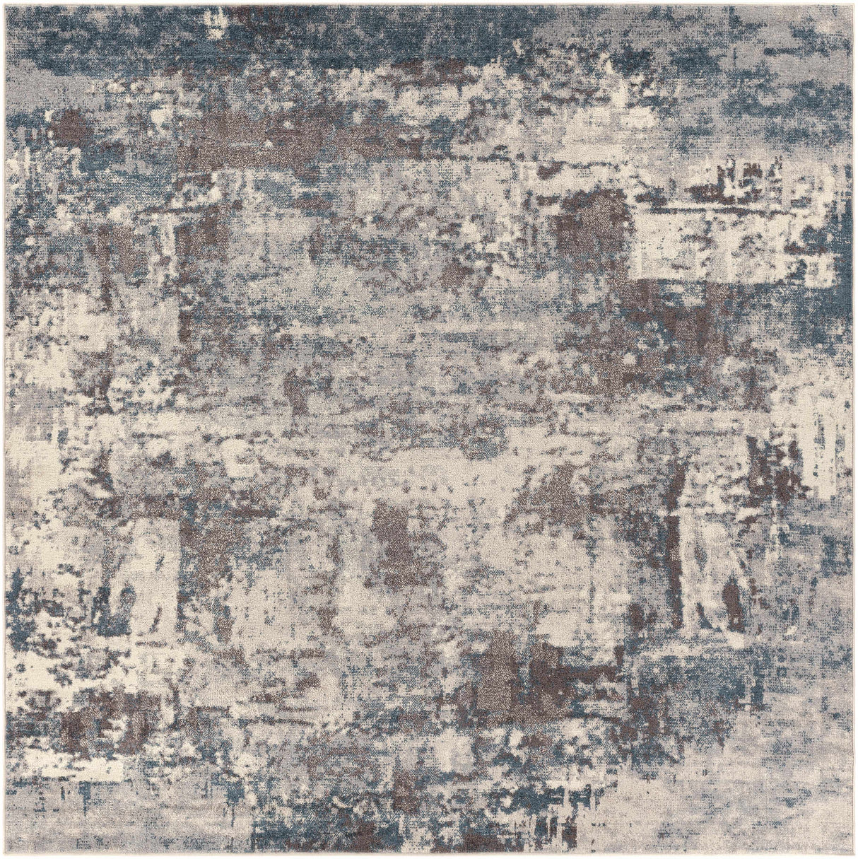 Netherfield Abstract Gray Rug