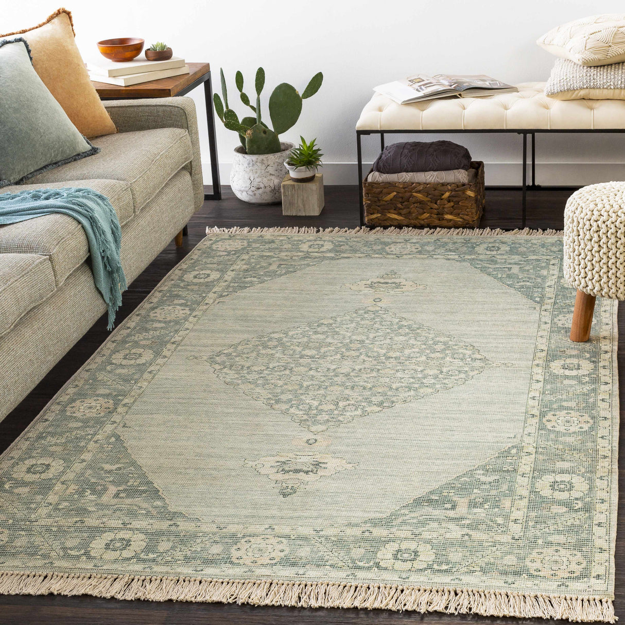 Nulsen Handmade Cotton-blend Rug - Clearance