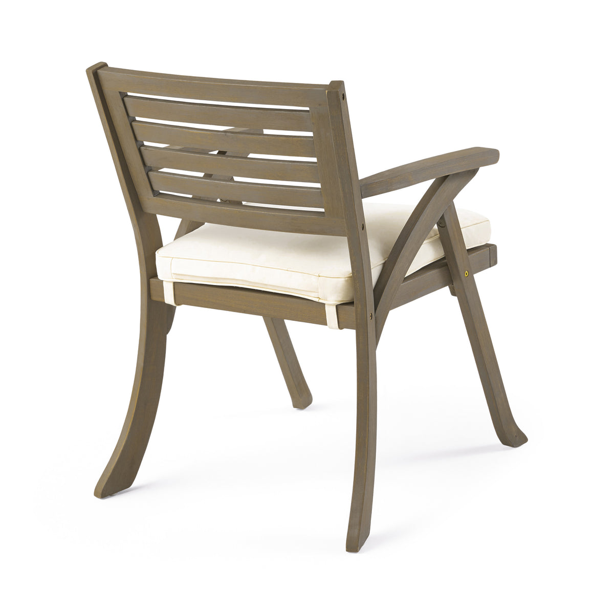 Helen Outdoor Acacia Wood Dining Chair