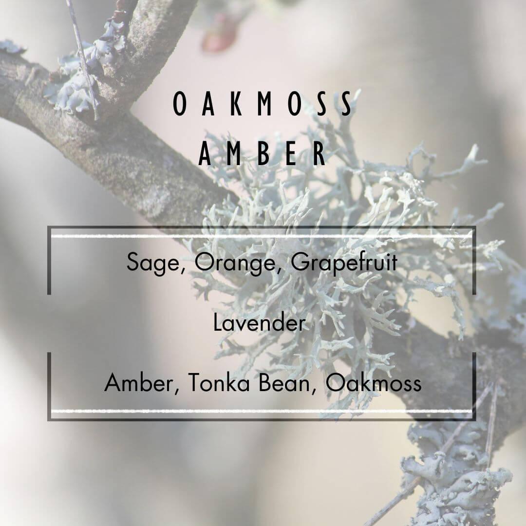 Oakmoss Amber Soy Candle