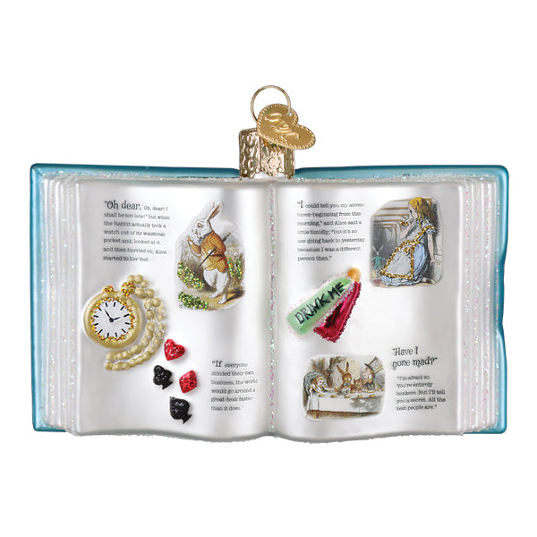 Old World Christmas Alice's Adventures In Wonderland Ornament - view 2