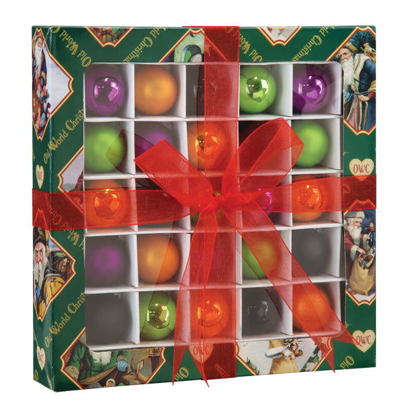 Old World Christmas Halloween Balls - 1" 25 count Ornament