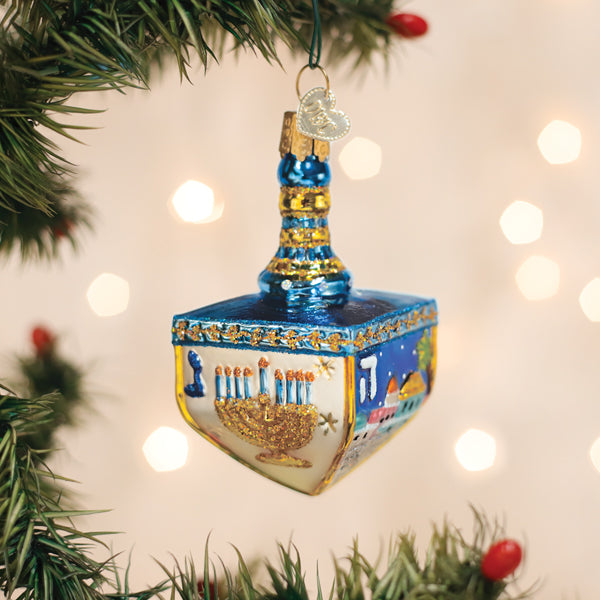Old World Christmas Hanukkah Dreidel Ornament