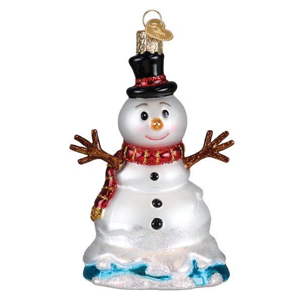 Old World Christmas Mr. Melting Snowman Ornament - view 2
