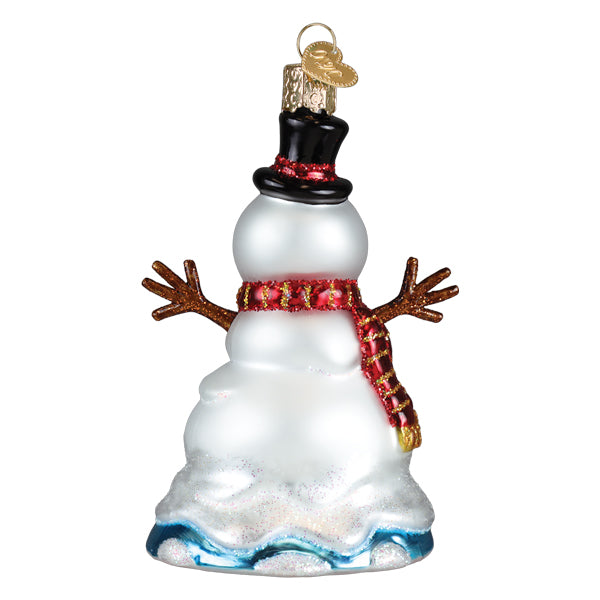 Old World Christmas Mr. Melting Snowman Ornament - view 3
