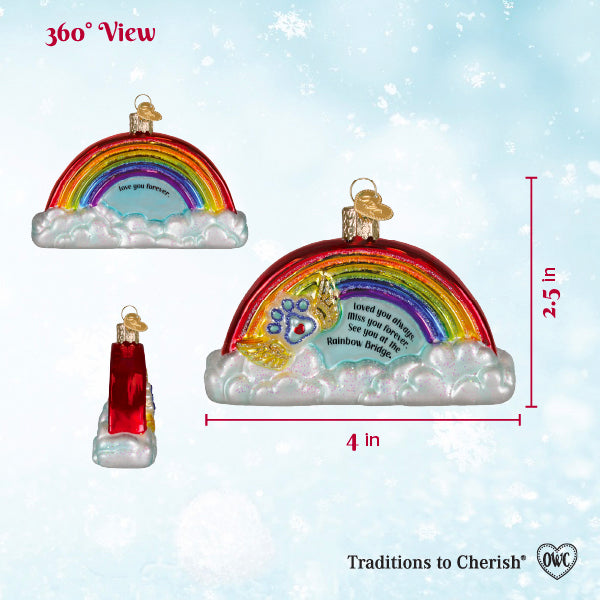 Old World Christmas Pawprints On My Heart Ornament - view 6