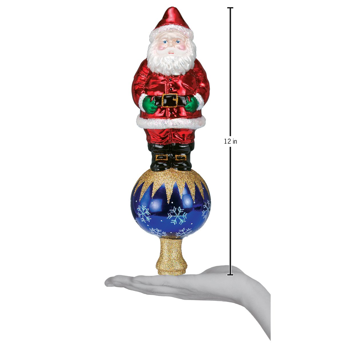 Old World Christmas Santa Tree Top - view 3