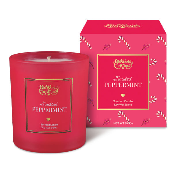 Old World Christmas Twisted Peppermint Candle - view 7