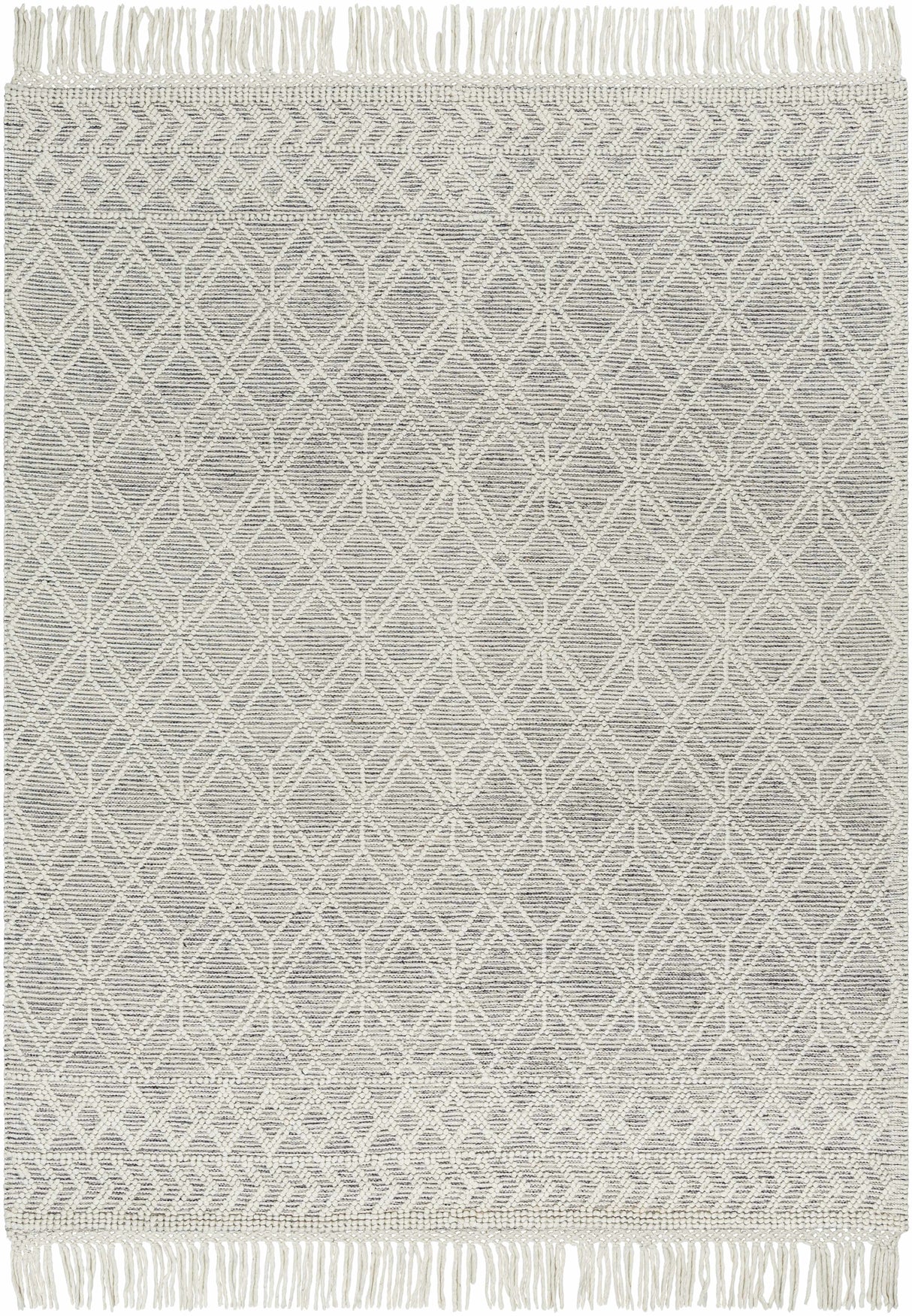 Ossun Wool Rug with Tassels