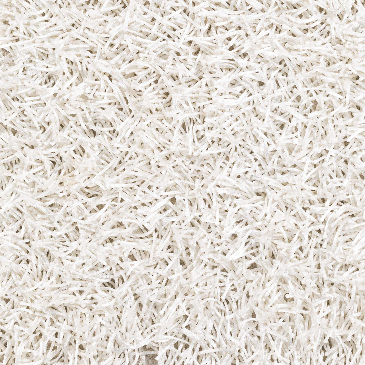 Browder 3x4 Solid Cream Shag Rug - Clearance