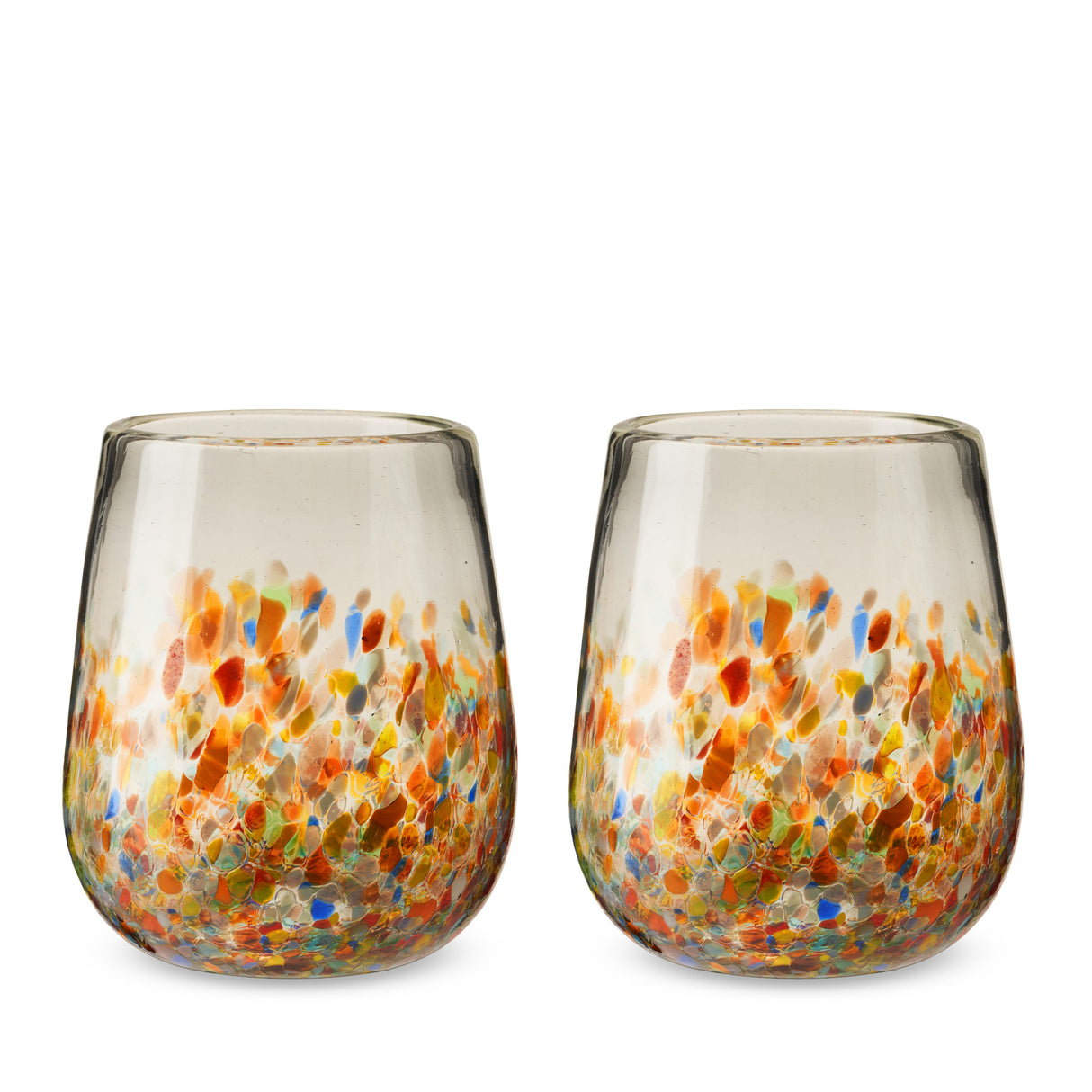 Segunda Vida Artistico Stemless Wine Glasses