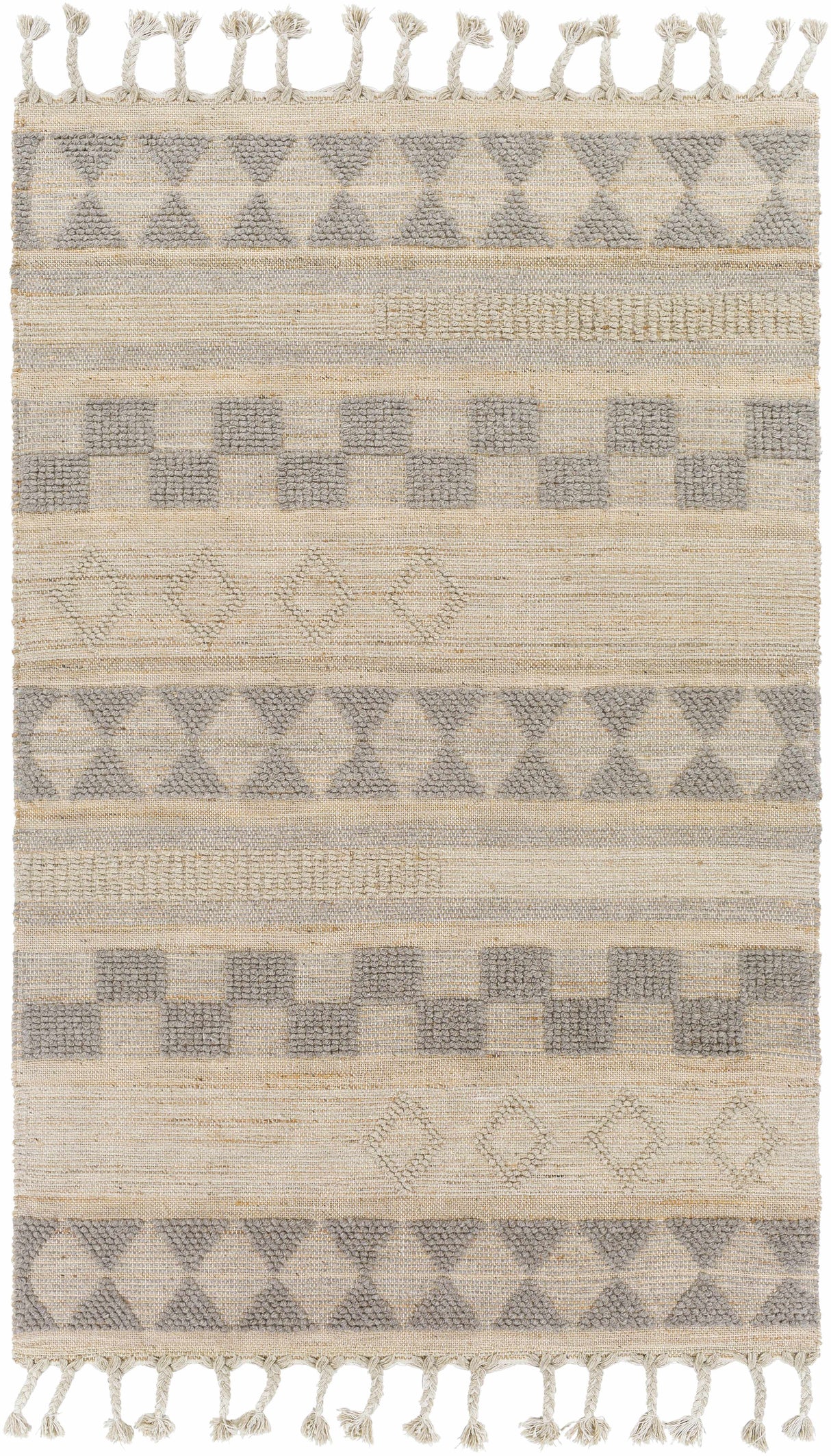 Ardee Totem Jute&Wool Blend Rug - Clearance