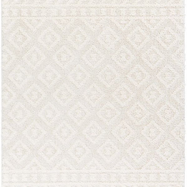 Eivin Cream Diamonds Plush Rug