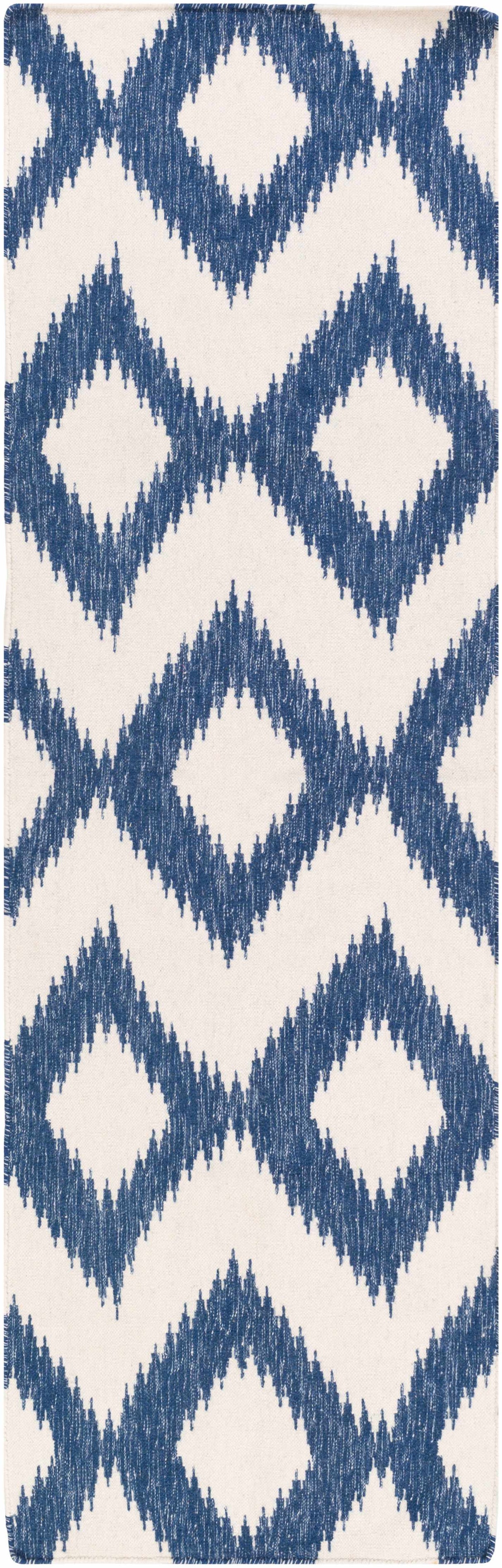 Oradell Blue Ikat Wool Rug - Clearance