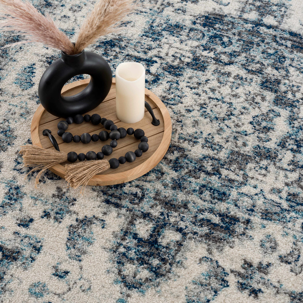 Istanbullu Blue Area Rug - Clearance