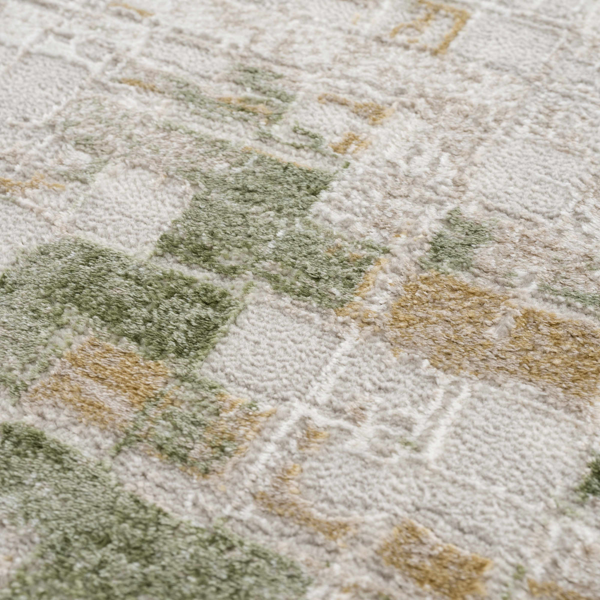 Liveri Green Mosaic Rug