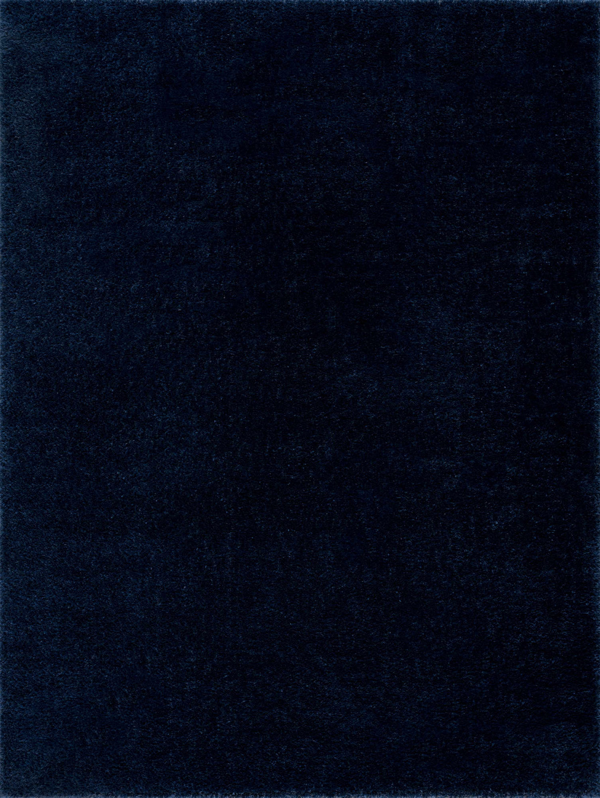 Navero Dark Blue Subtle Wavy Abstract Modern Minimalist Polyester Machine Woven Area Rug - Clearance