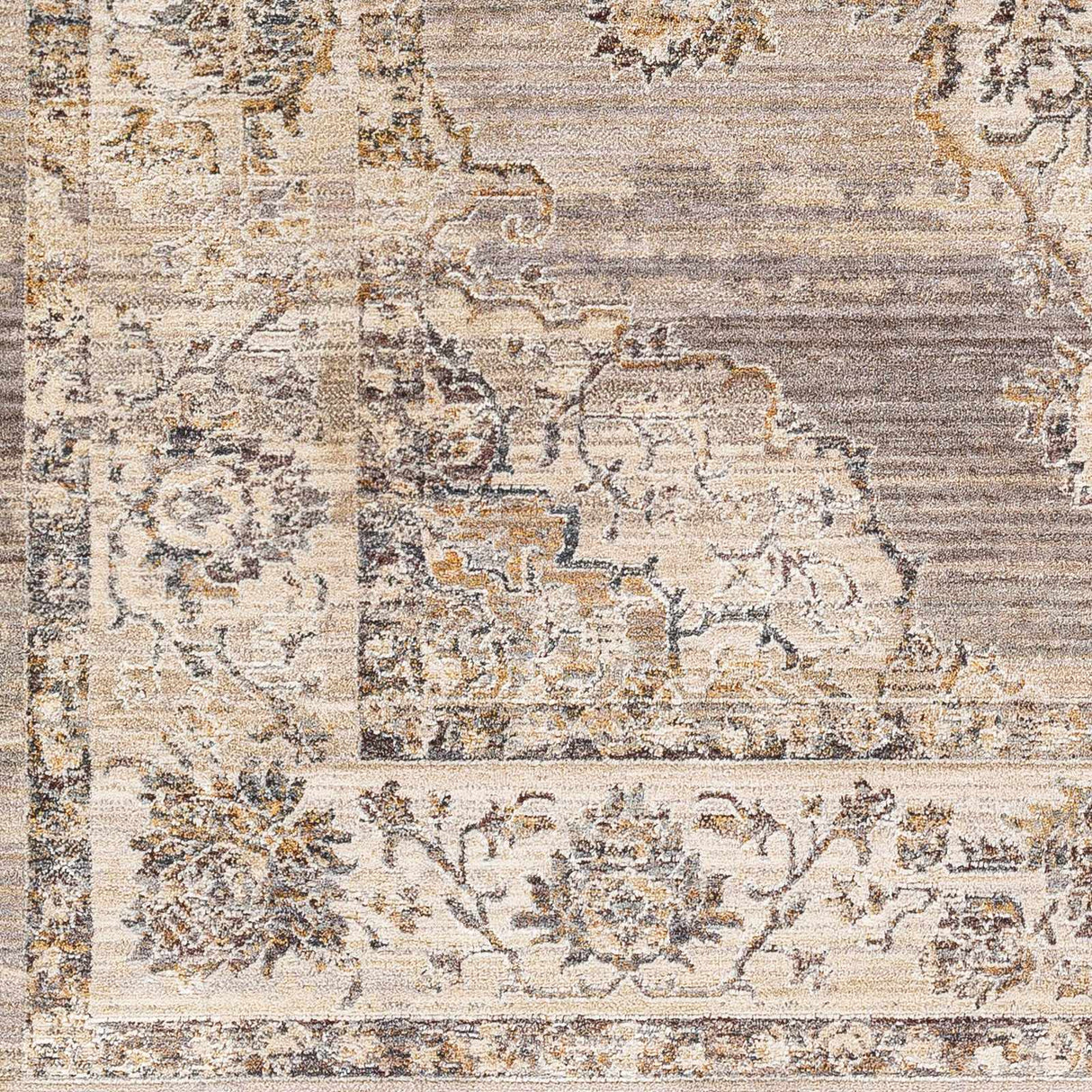Cream Brown Zola Area Rug - Clearance