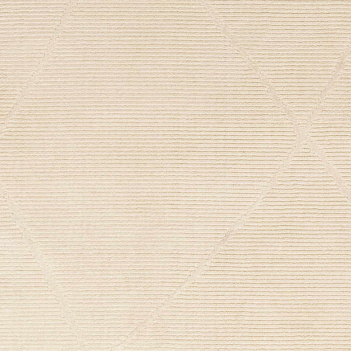 Aldis Cream Plush Textured Washable Rug