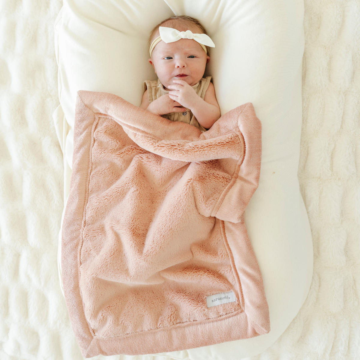 Saranoni LUSH MINI BLANKETS in Blossom