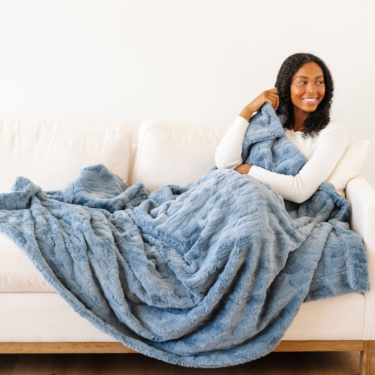 Saranoni PATTERNED FAUX FUR XL THROW BLANKETS - view 69